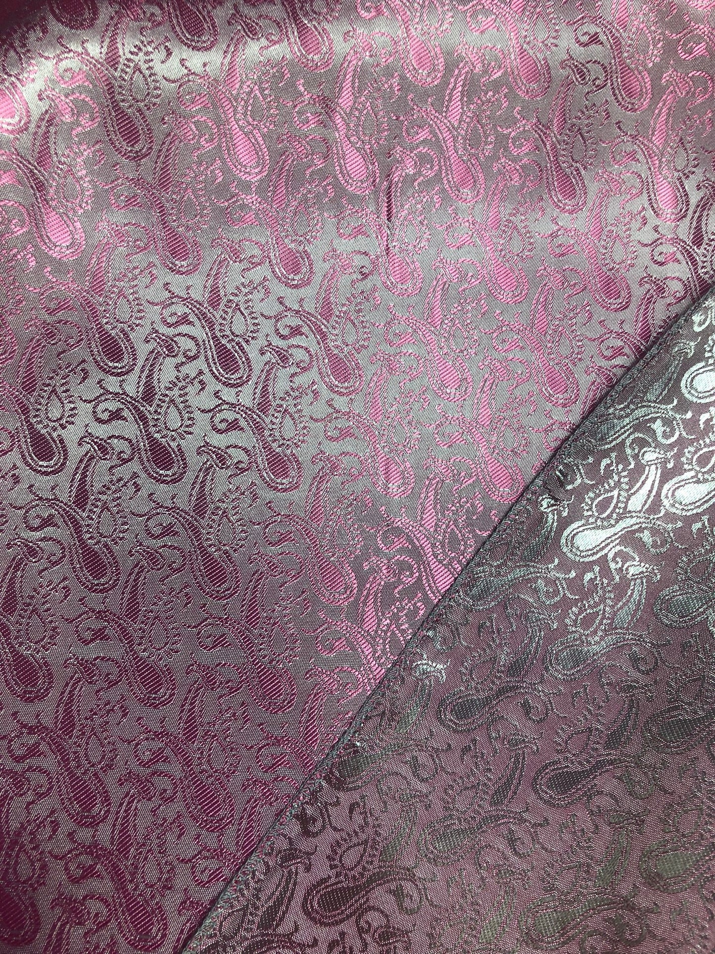 Pink Orchid Silk Scarf - Paisley Gypsy Scarf - Bridesmaid shawl