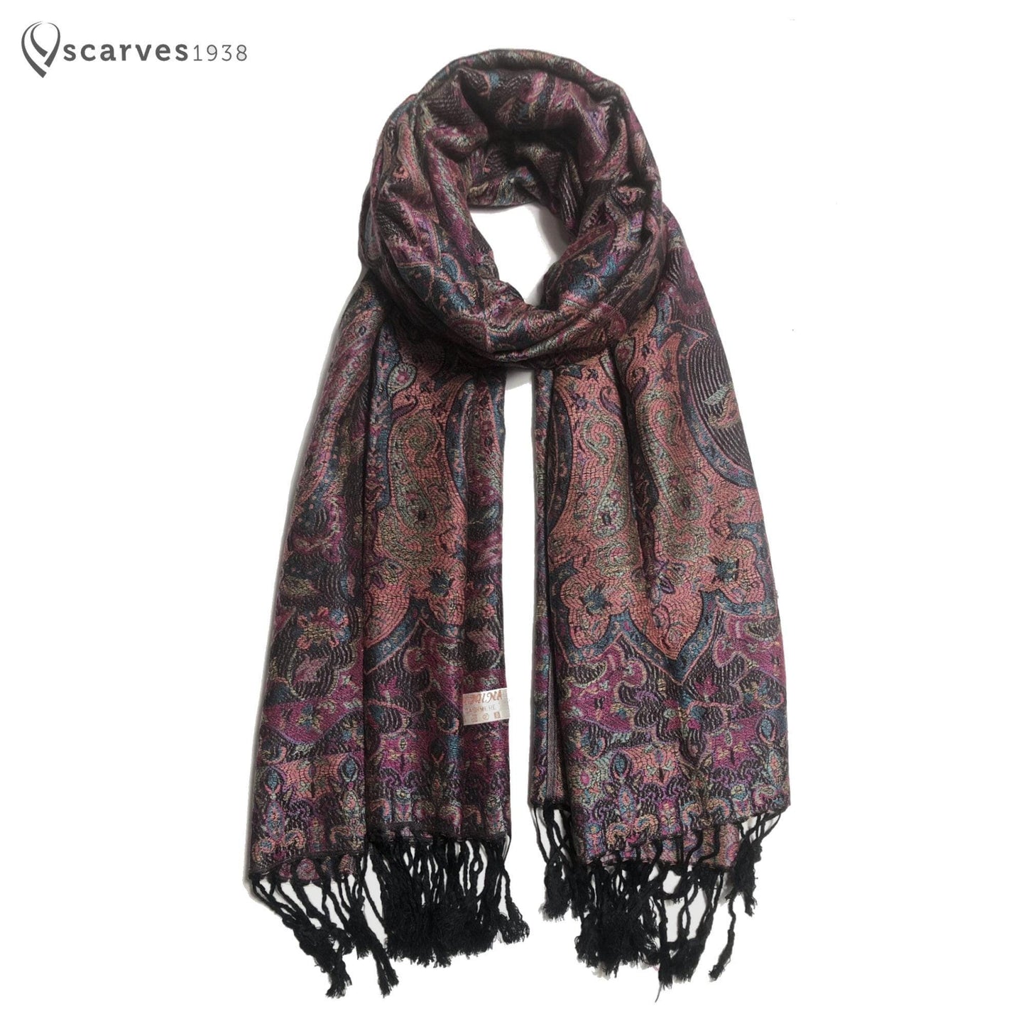 Pashmina Scarf Flower Shawls Head Wraps Light