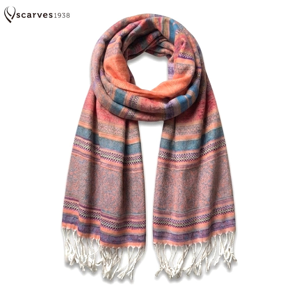 Tribal Scarf & Wrap Striped Turban Ethnic