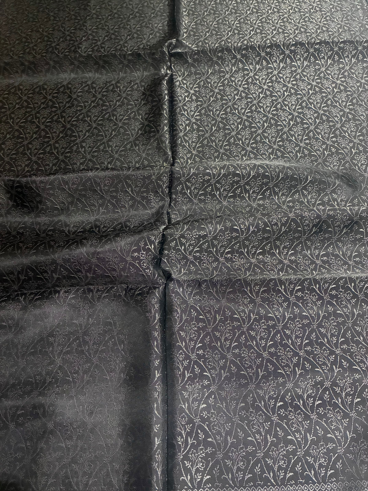 Silk Jacquard Stole with Paisley Details
