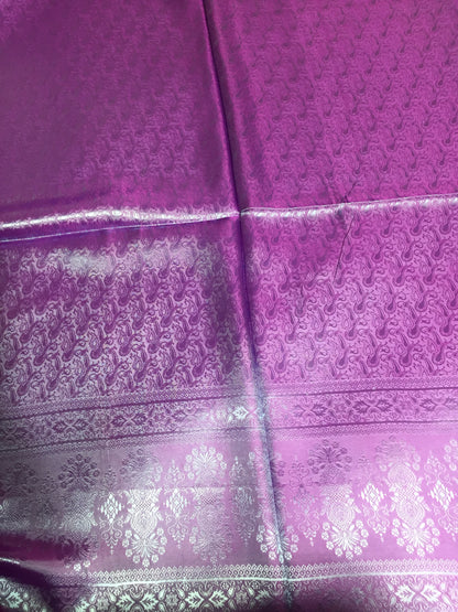 Silk Scarf For Her Paisley Fuchsia Gypsy stole