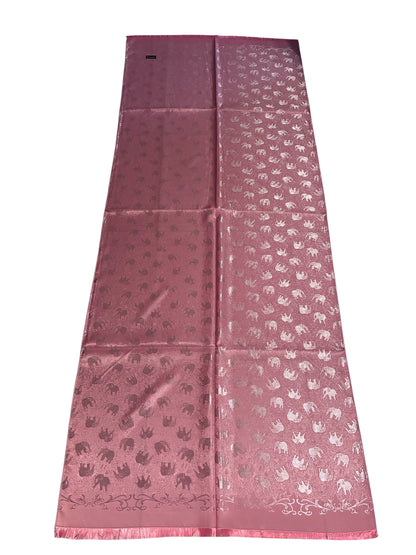 Pink Elephants Silk Scarf - Gift for her - Wedding accessory