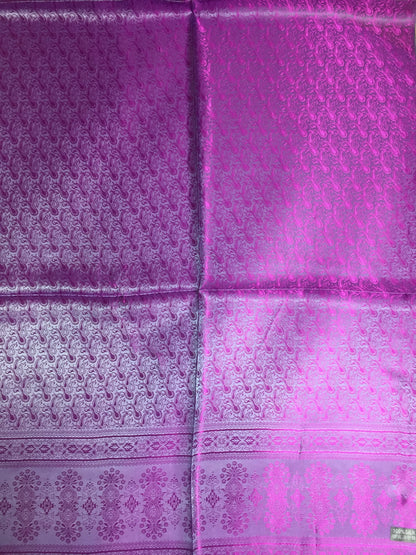 Silk Scarf For Her Paisley Fuchsia Gypsy stole