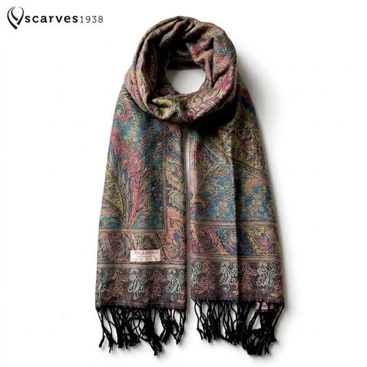 Handmade Pashmina Scarf - Colorful Cashmere shawl