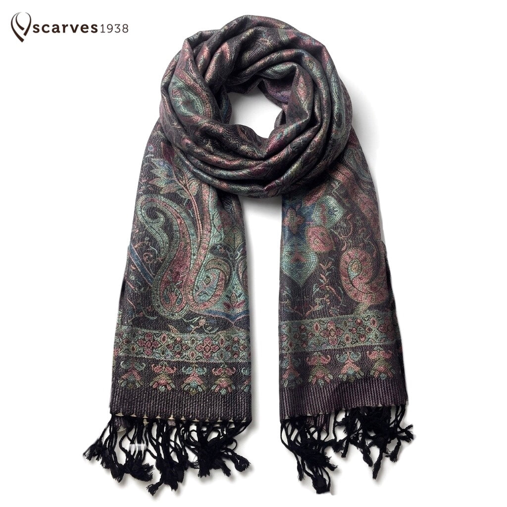 Premium Paisley Pashmina Scarf – Soft Winter Accessory