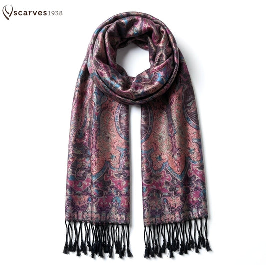 Unique Pashmina Scarf Flower Shawl Festival accessories