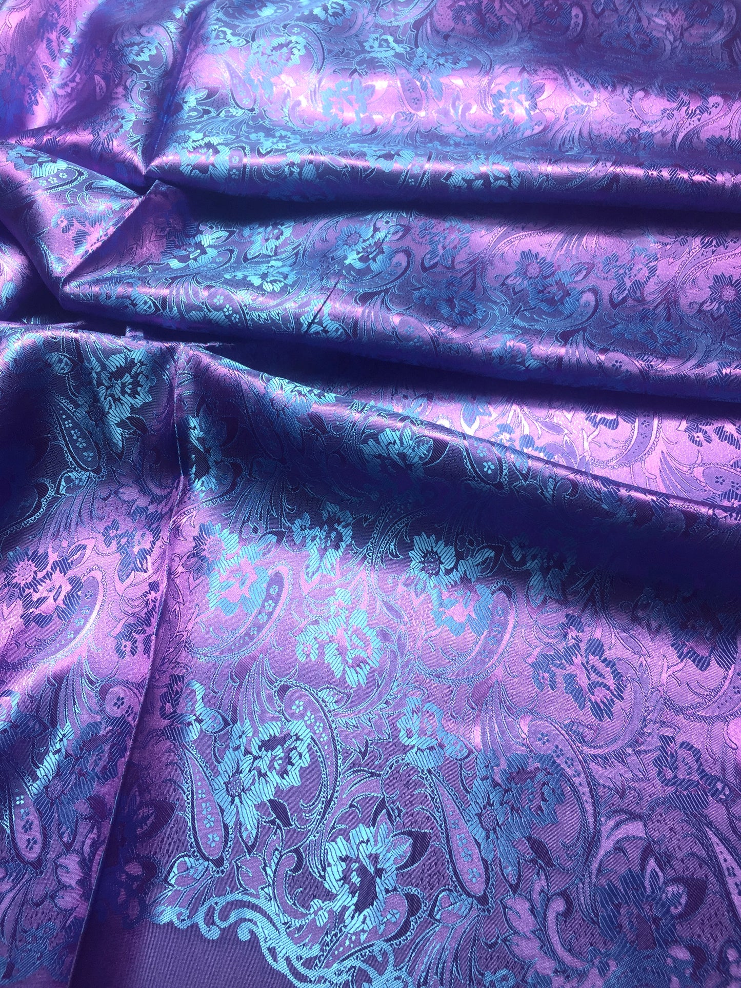 Luxurious Purple Floral Silk Wrap - Handwoven Artisan Shawl - Elegant Evening Wear Scarf Stole