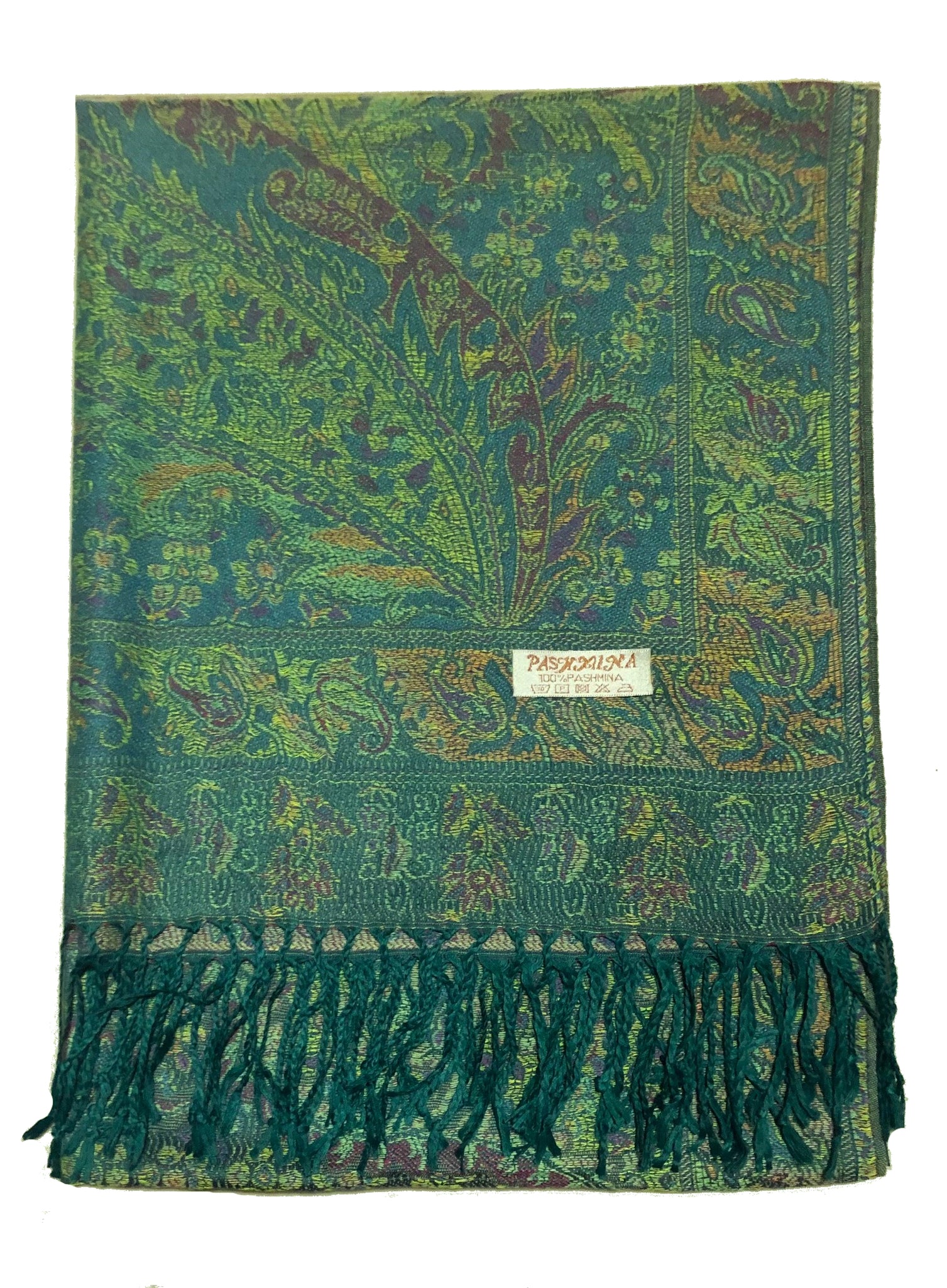 Green Pashmina Scarf