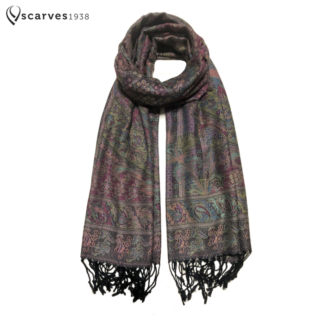 Natural colors woman pashmina scarf