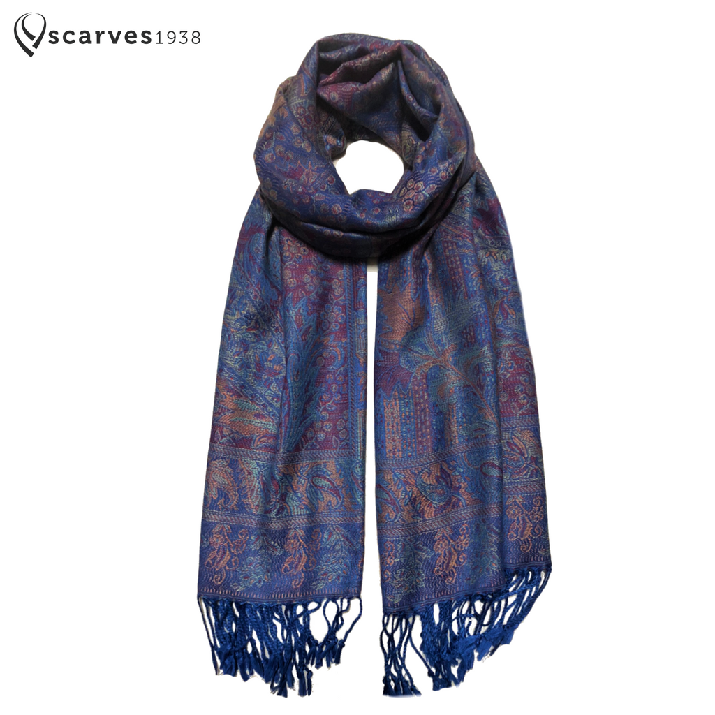 Blue Pashmina Scarf