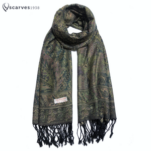 Green nature pashmina