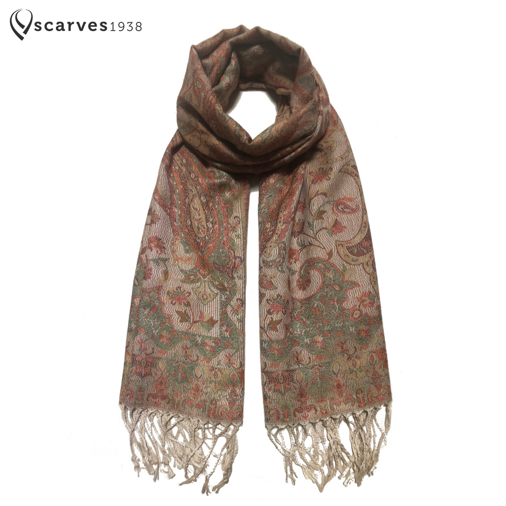 Sand pashmina scarf