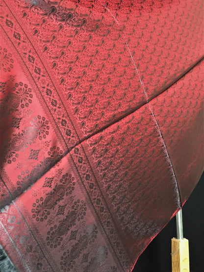 Red Silk Scarf For Her Gifts Paisley