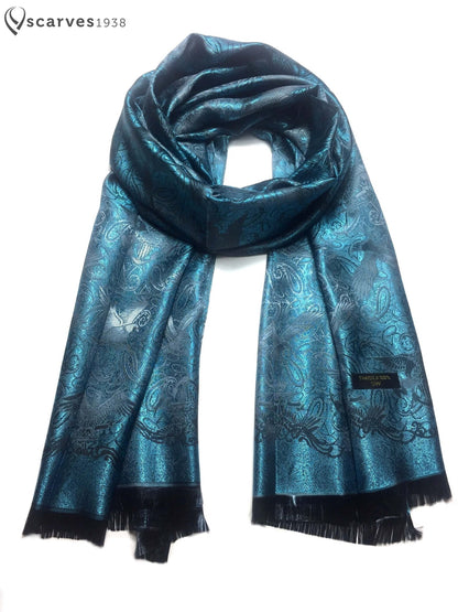 Silk Scarf Blue Eagles Women'S Men'S