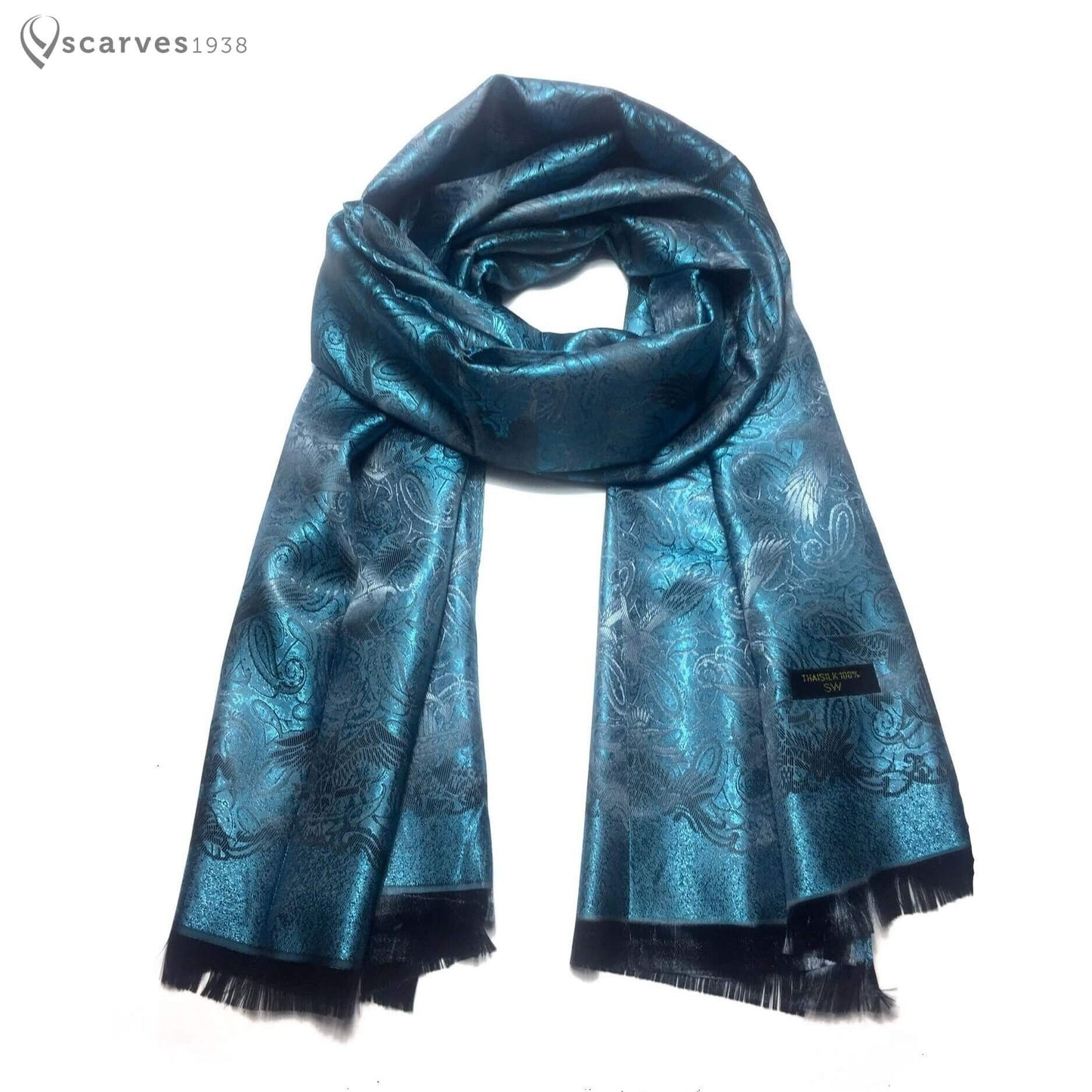 Silk Scarf Blue Eagles Women'S Men'S