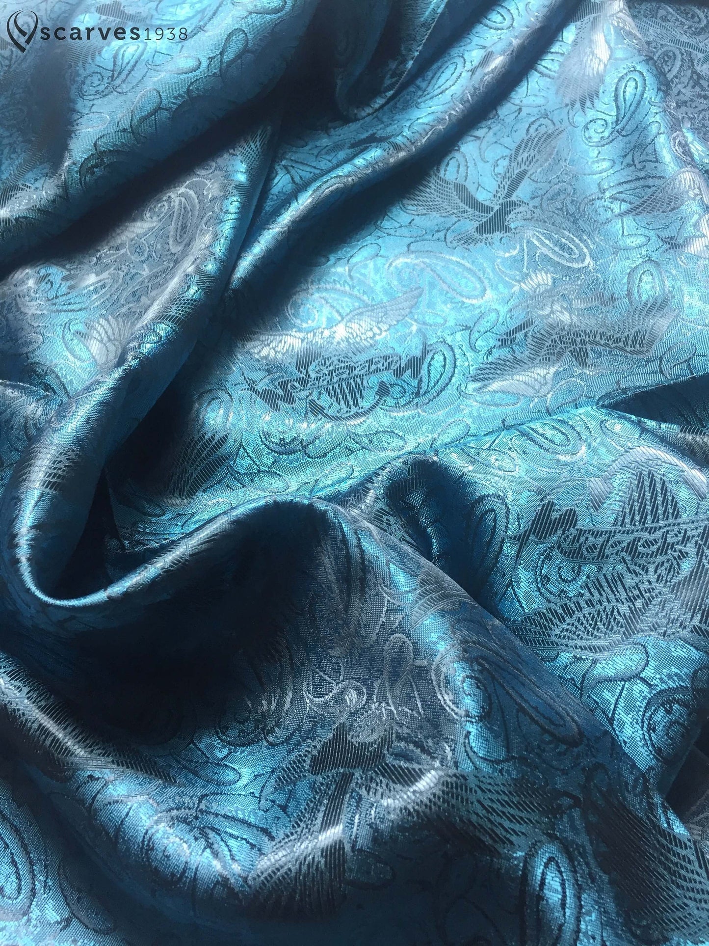 Silk Scarf Blue Eagles Women'S Men'S
