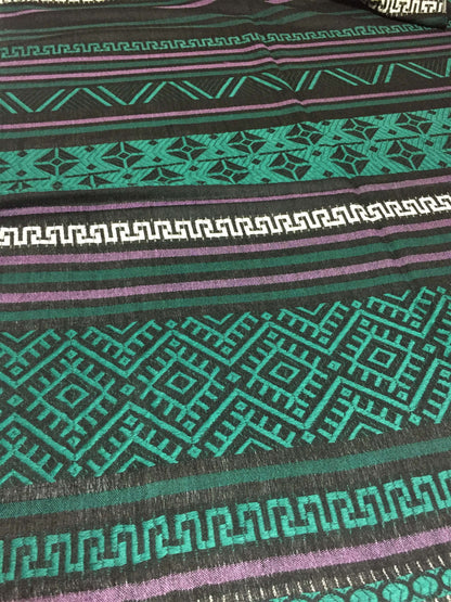Pashmina Scarf Dark Green Tribal Ethnic Unisexscarf