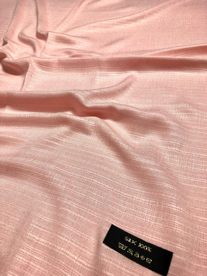 Salmon Raw Thai Silk Scarf For Her