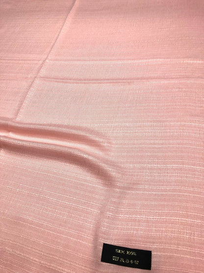 Salmon Raw Thai Silk Scarf For Her