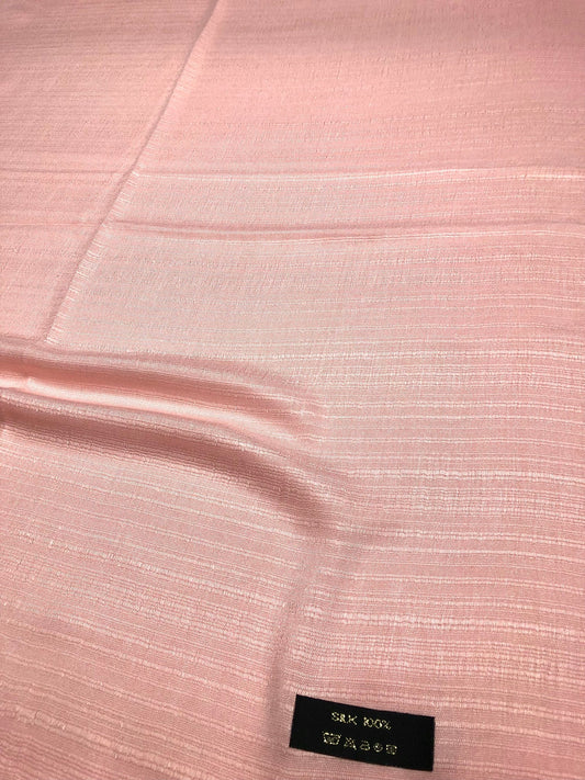 Salmon Raw Thai Silk Scarf For Her