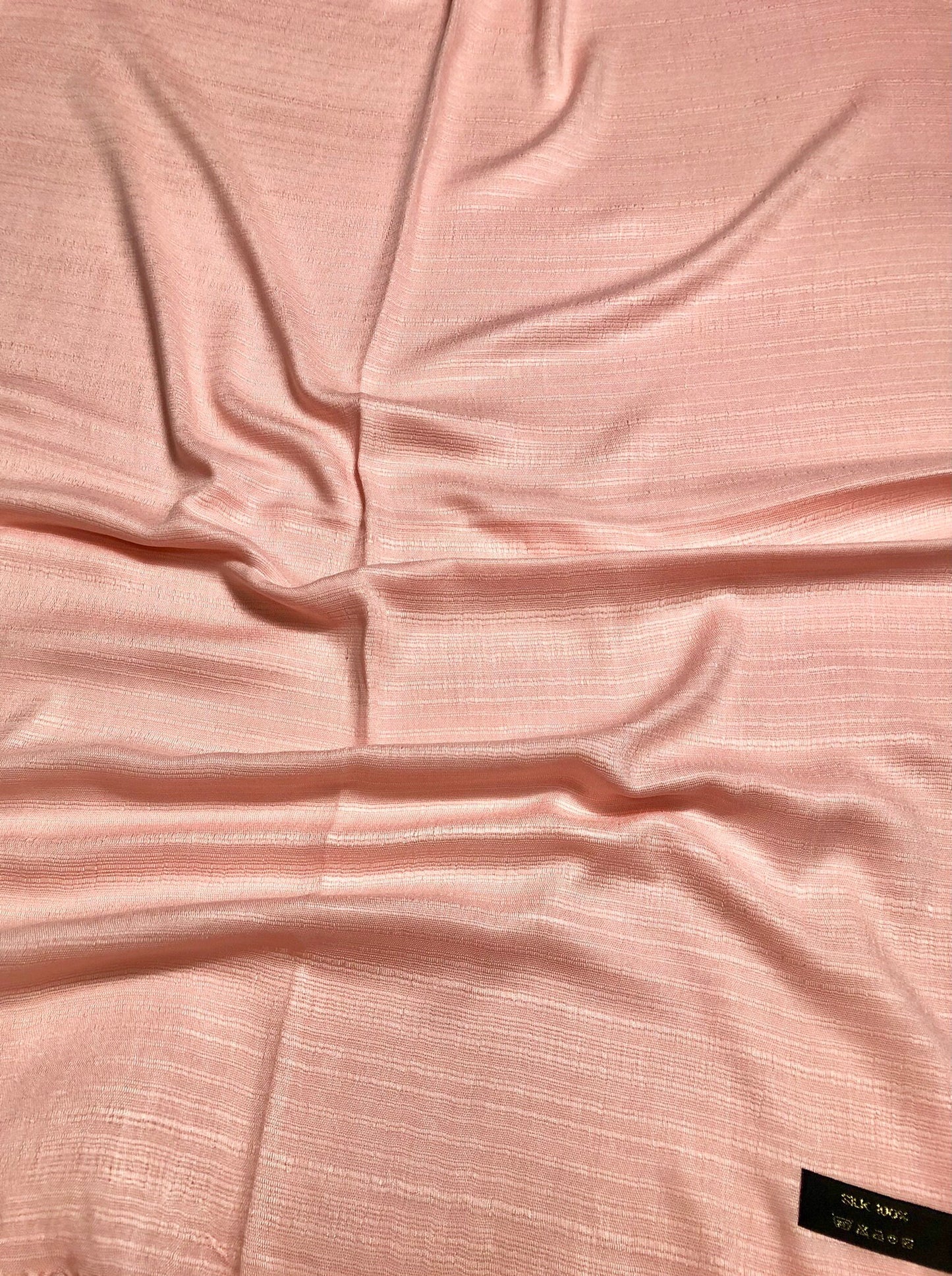 Salmon Raw Thai Silk Scarf For Her