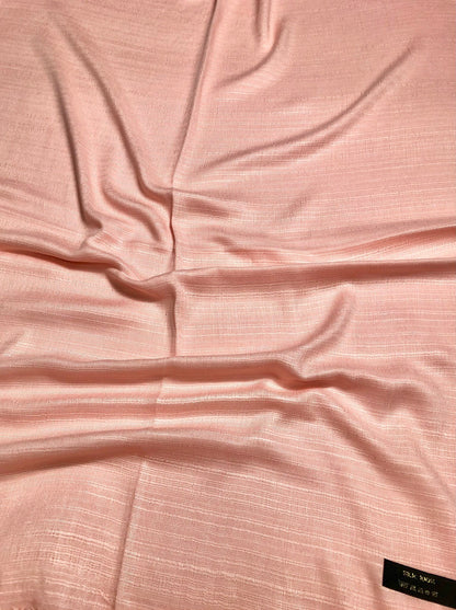 Salmon Raw Thai Silk Scarf For Her