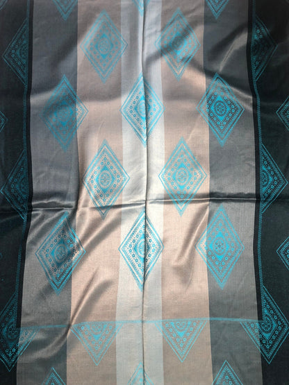 Cashmere Native Scarf Geometric Silky Reversible Ladies