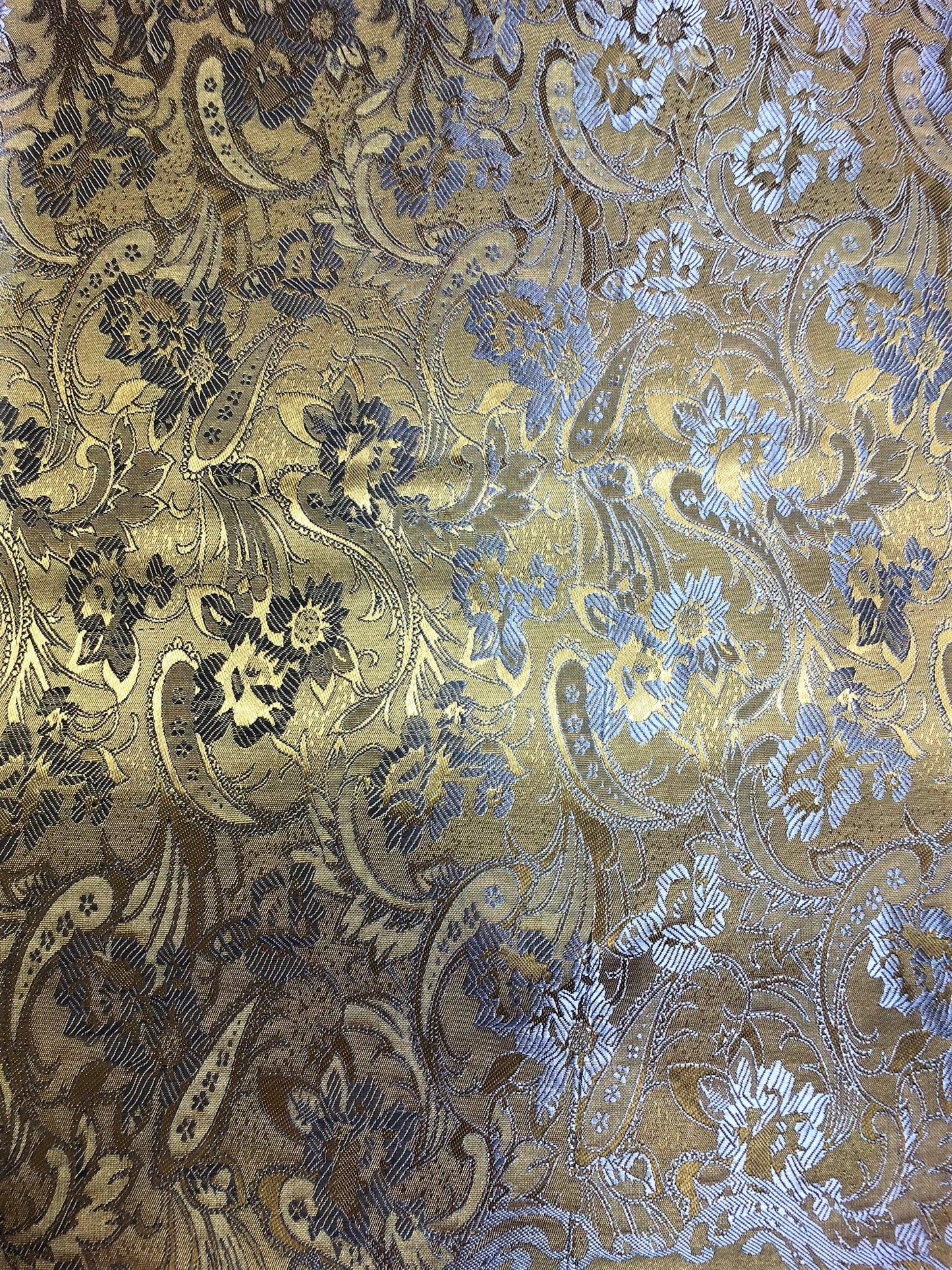 Gold Reversible Silk Scarf For Her Bridesmaid