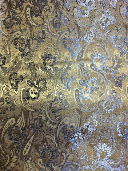 Gold Reversible Silk Scarf For Her Bridesmaid