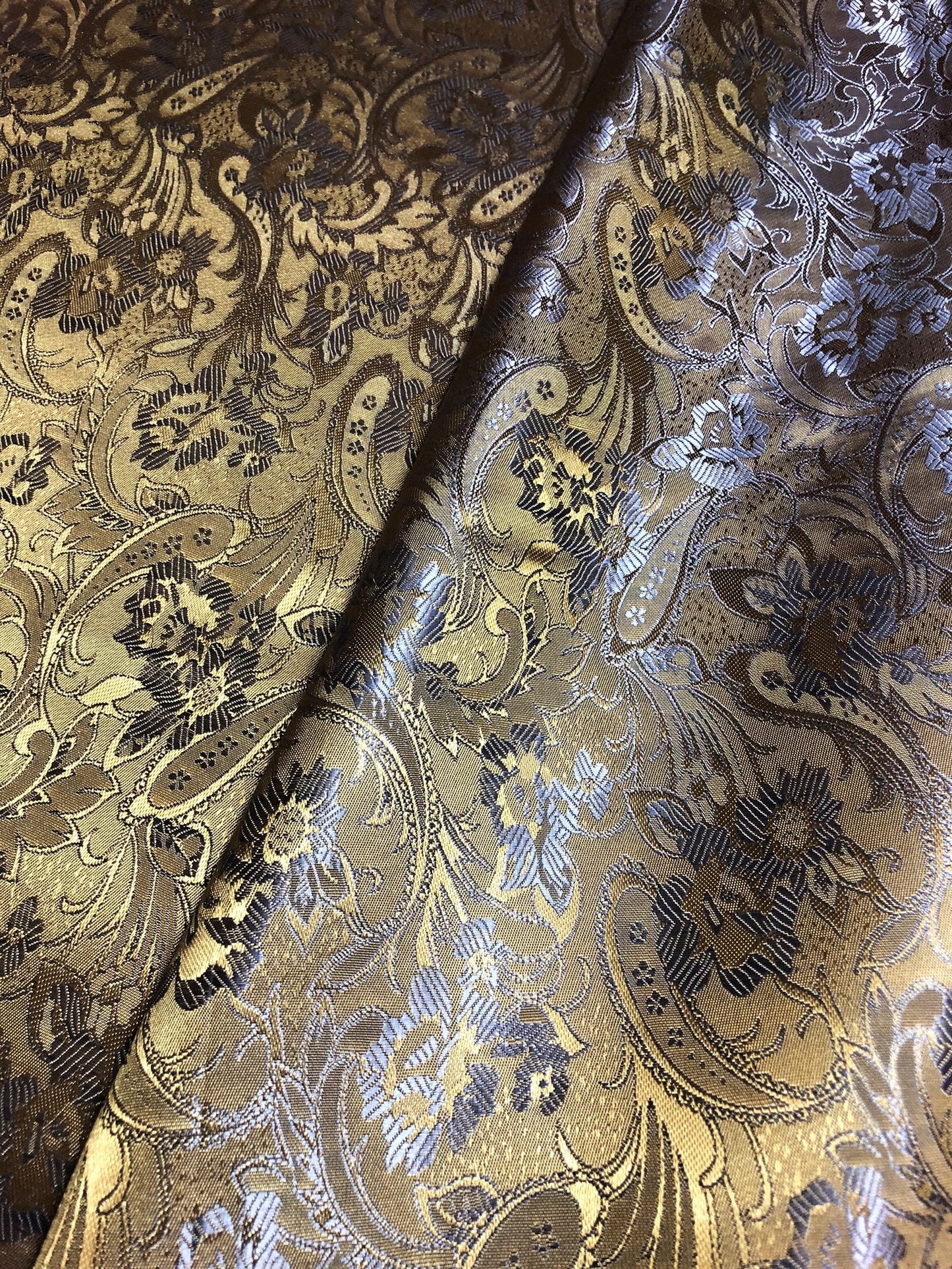 Gold Reversible Silk Scarf For Her Bridesmaid