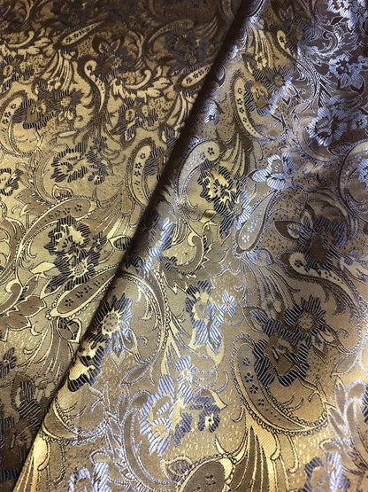 Gold Reversible Silk Scarf For Her Bridesmaid