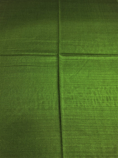 Olive Green Raw Silk Scarf For Her