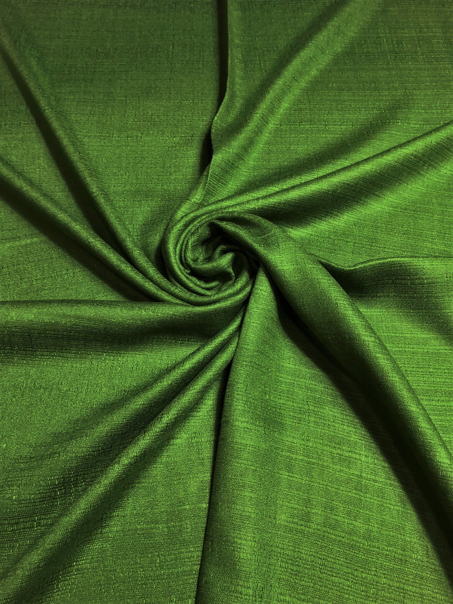 Olive Green Raw Silk Scarf For Her