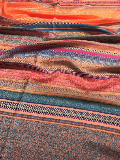 Tribal Scarf & Wrap Striped Turban Ethnic