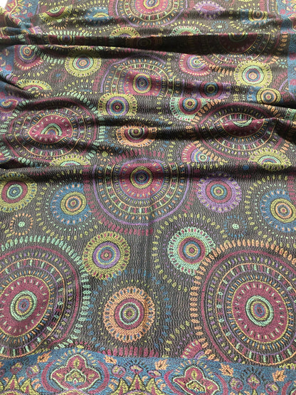 Mandala Colorful Pashmina Psychedelic Scarf Circles Turban