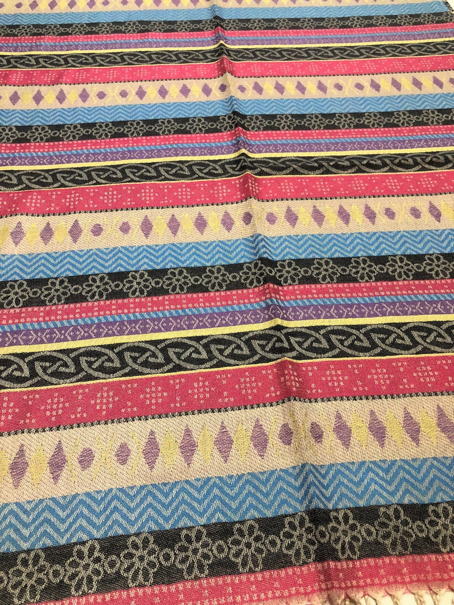 Tribal Colorful Scarf & Wrap Striped Turban