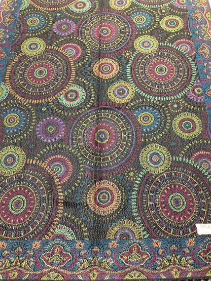 Mandala Colorful Pashmina Psychedelic Scarf Circles Turban