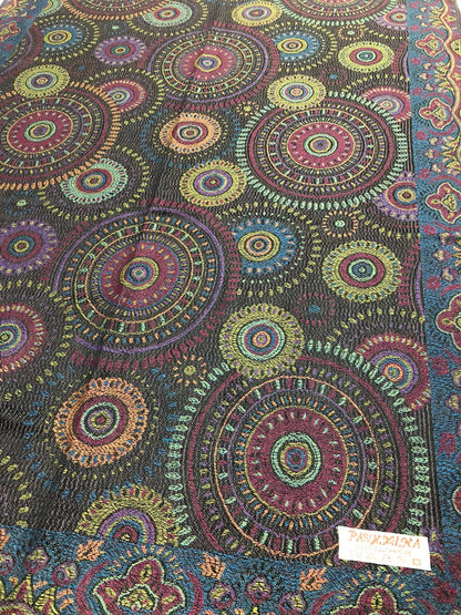 Mandala Colorful Pashmina Psychedelic Scarf Circles Turban
