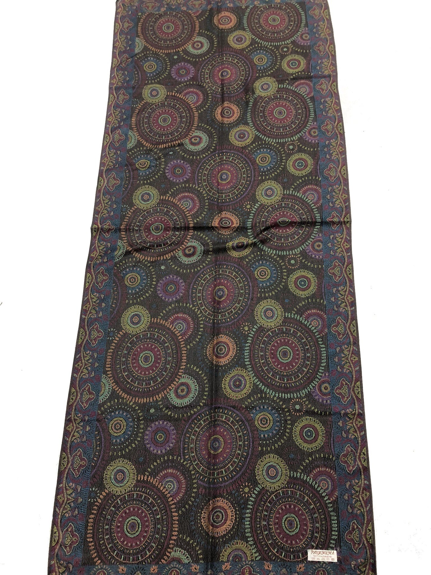 Mandala Colorful Pashmina Psychedelic Scarf Circles Turban