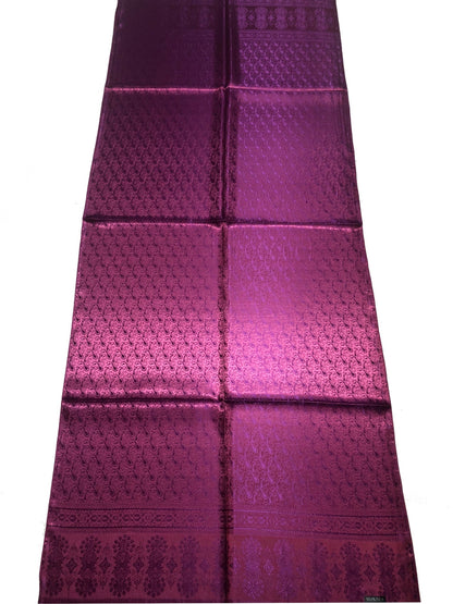 Hot Pink And Purple Silk Scarf Paisley
