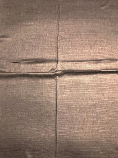 Natural Brown Raw Silk Scarf For Her
