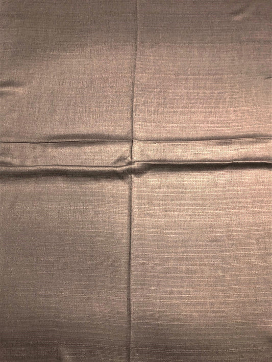 Natural Brown Raw Silk Scarf For Her