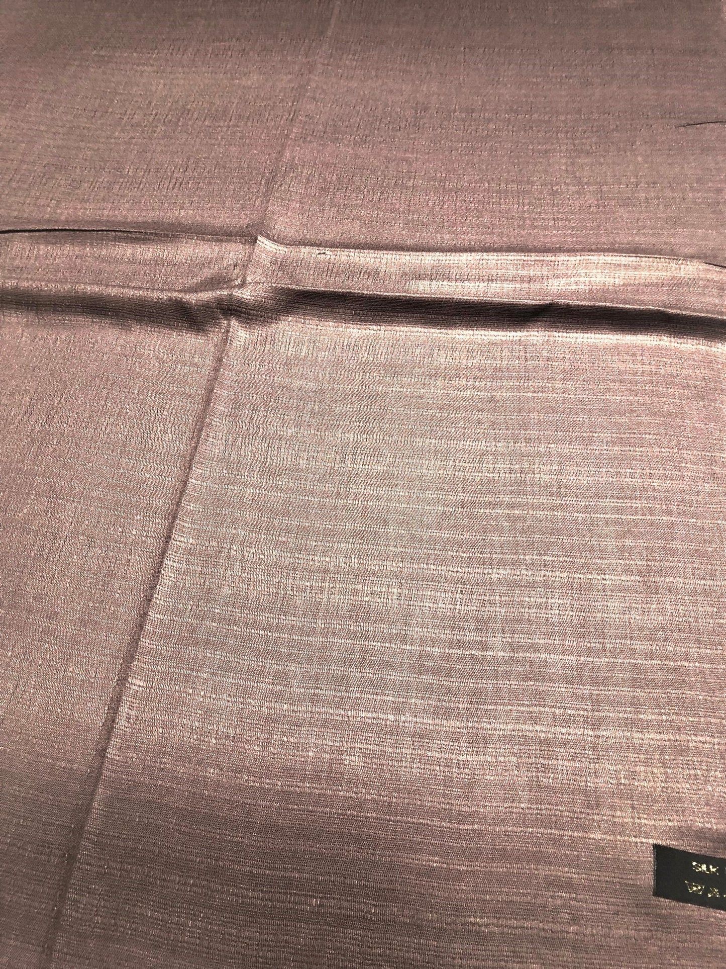 Natural Brown Raw Silk Scarf For Her