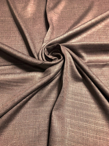 Natural Brown Raw Silk Scarf For Her