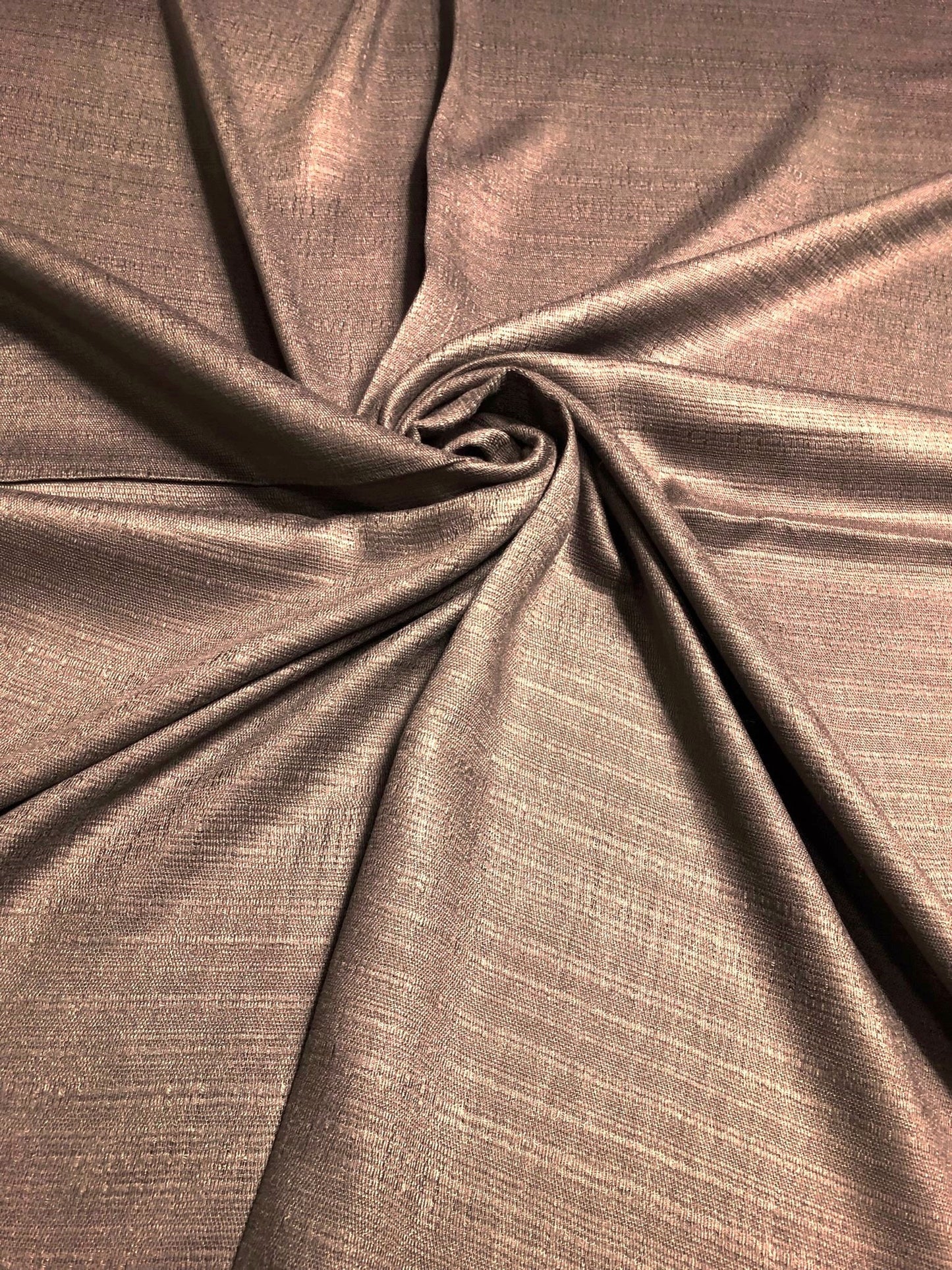 Natural Brown Raw Silk Scarf For Her