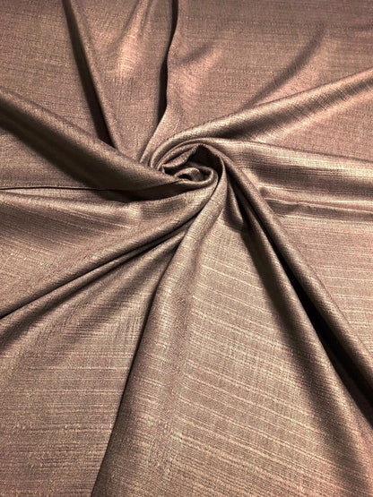 Natural Brown Raw Silk Scarf For Her