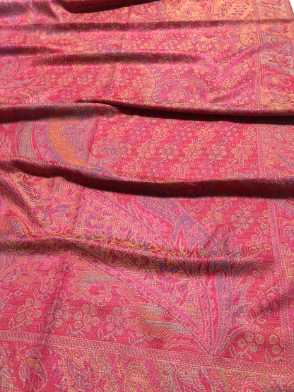 Red Pink Orange Pashmina Hot Scarf Wrap
