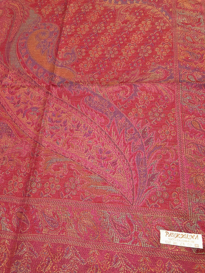 Red Pink Orange Pashmina Hot Scarf Wrap
