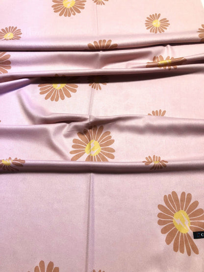 Pink Flowers Cashmere Scarf Gifts For Christmas