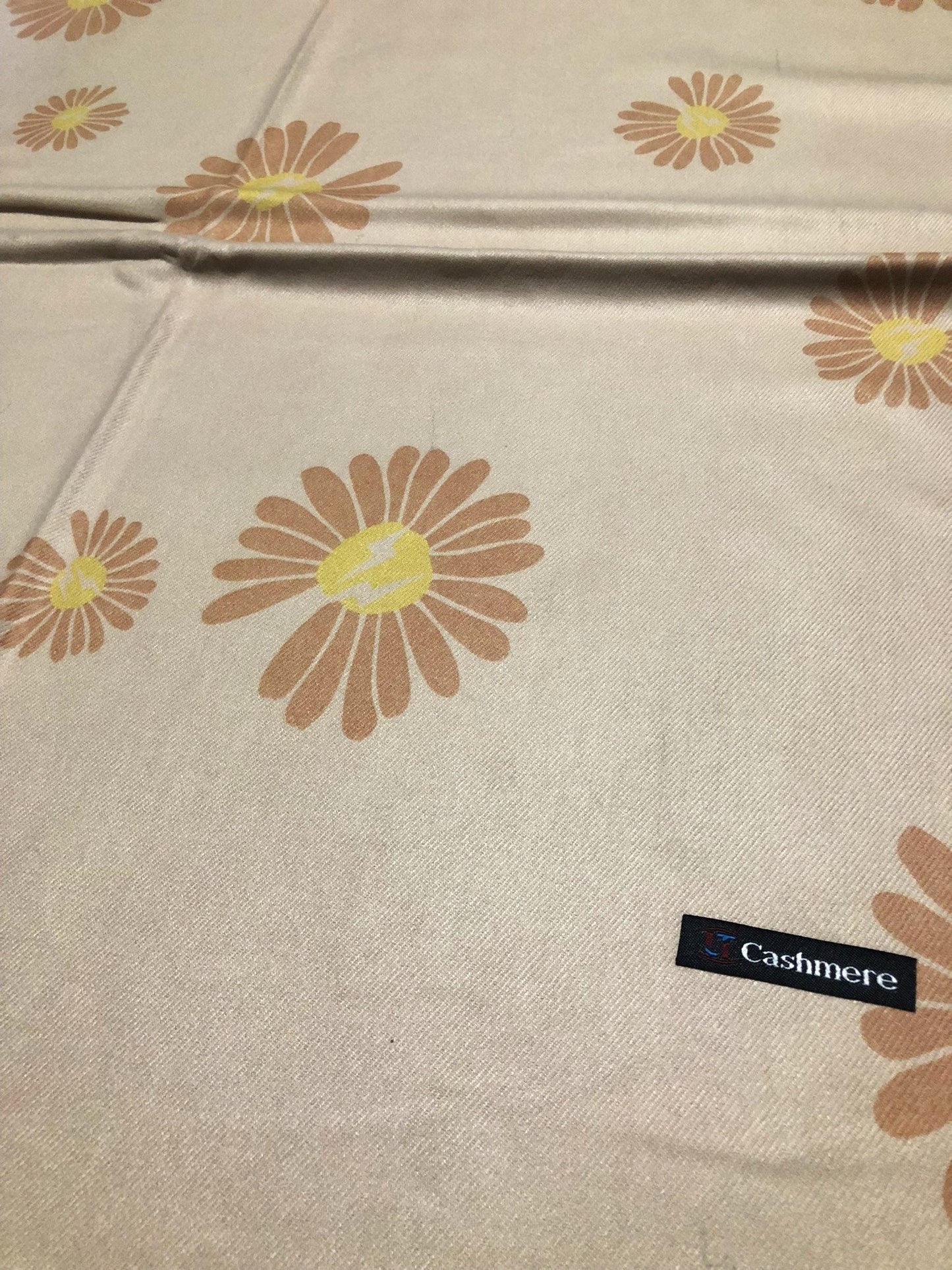 Sand Flowers Cashmere Scarf Gifts For Floral